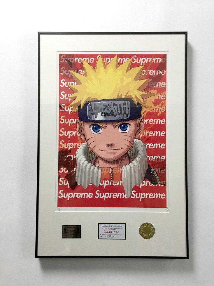 Yahoo!オークション - DEATH NYC 額付き 世界限定100枚 アートポスター