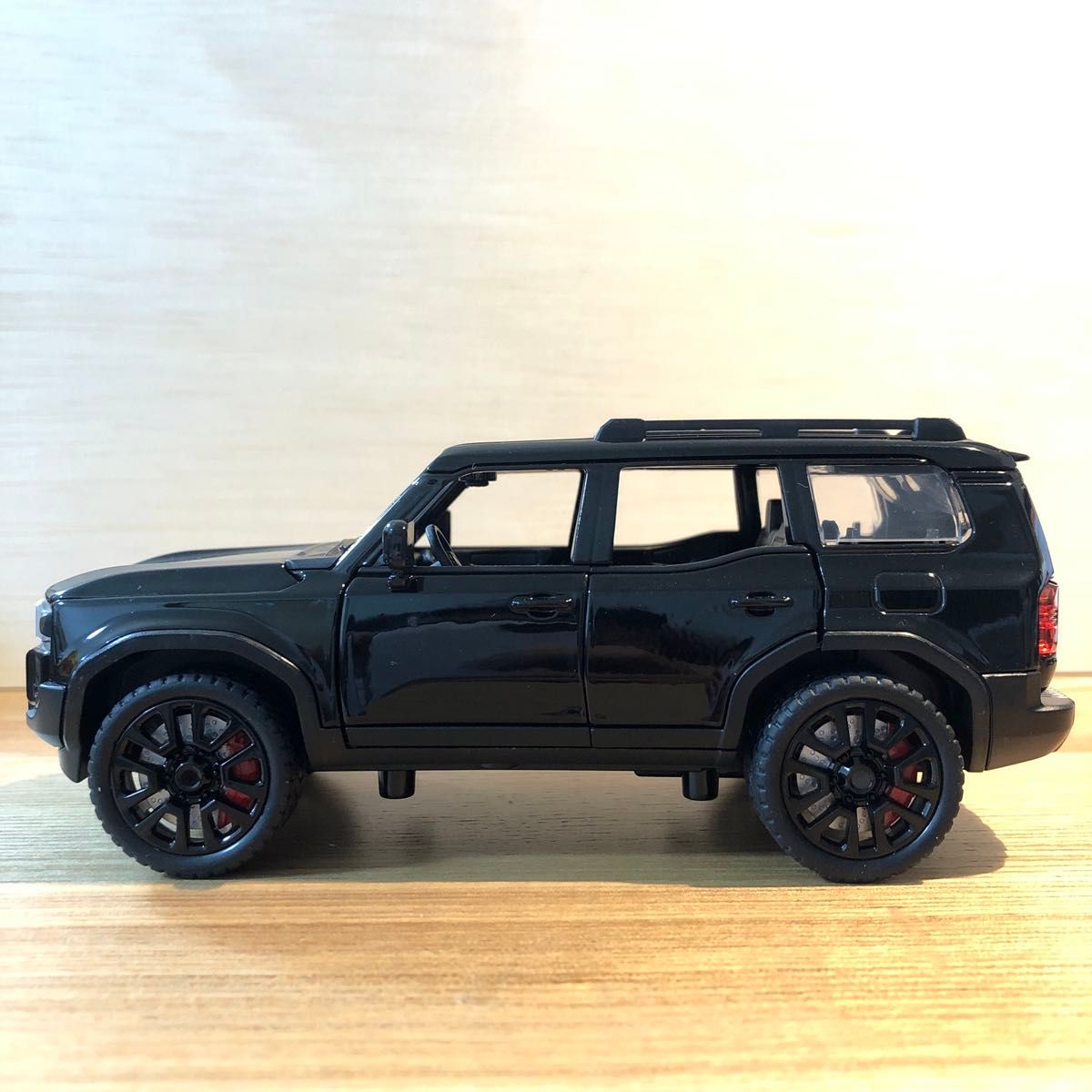 トヨタ ランクル250 ミニカー 1/32 黒 ランドクルーザー 250 国内