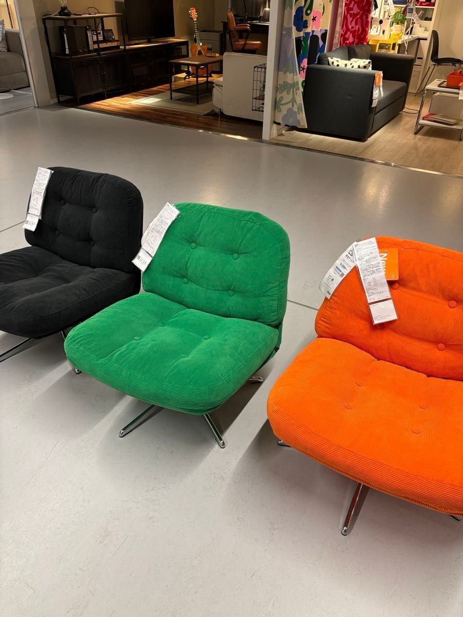新品 未開封】イケア IKEA ディヴリンゲ 回転パーソナルチェア ソファ