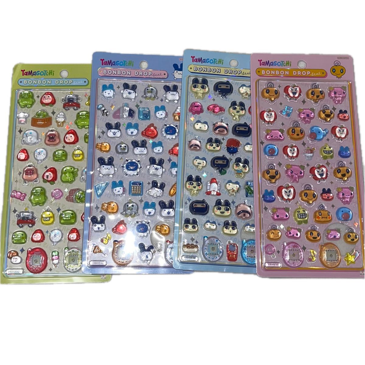 正規品】 たまごっち ボンボンドロップシール ボンドロ 4点 セット