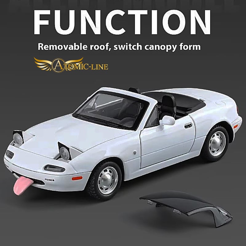 MAZDA ユーノス ロードスター 1/24 ミニカー 全3色 ライト点灯