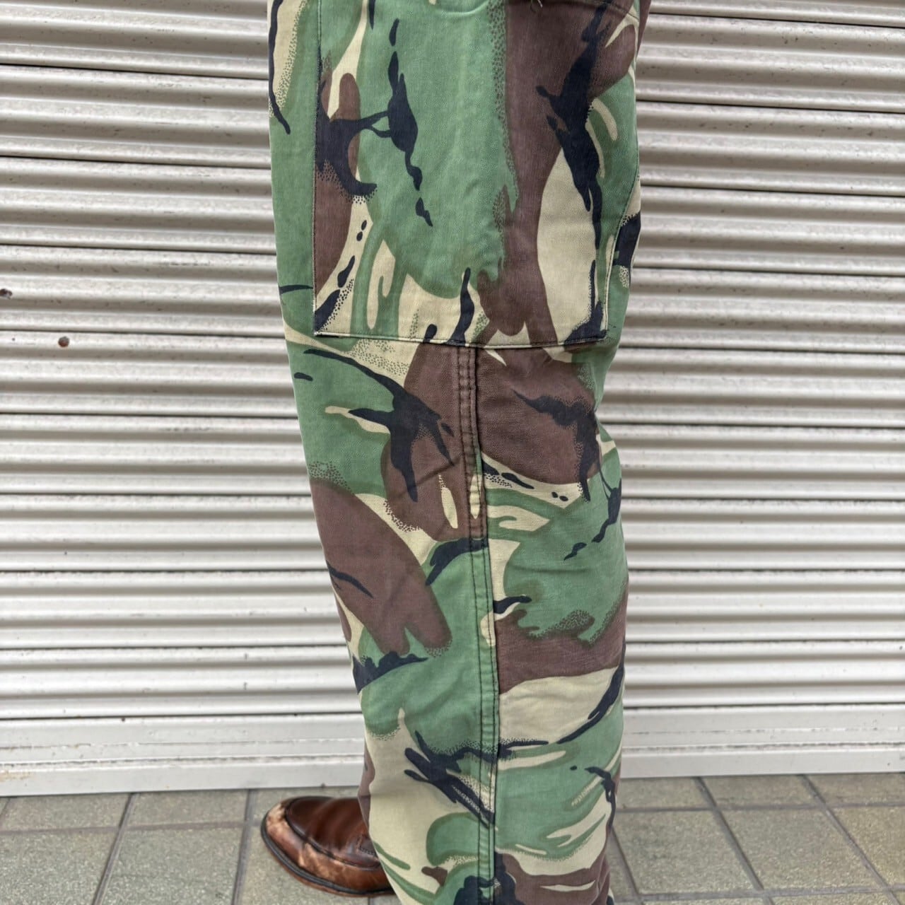 60s イギリス軍 実物 P68 ヴィンテージ DPM カモ 迷彩 W78cm S カーゴ