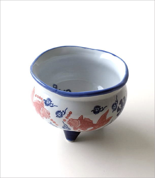 楽天市場】金魚鉢 陶器 おしゃれ 和風 水鉢 睡蓮鉢 メダカ鉢 かわいい