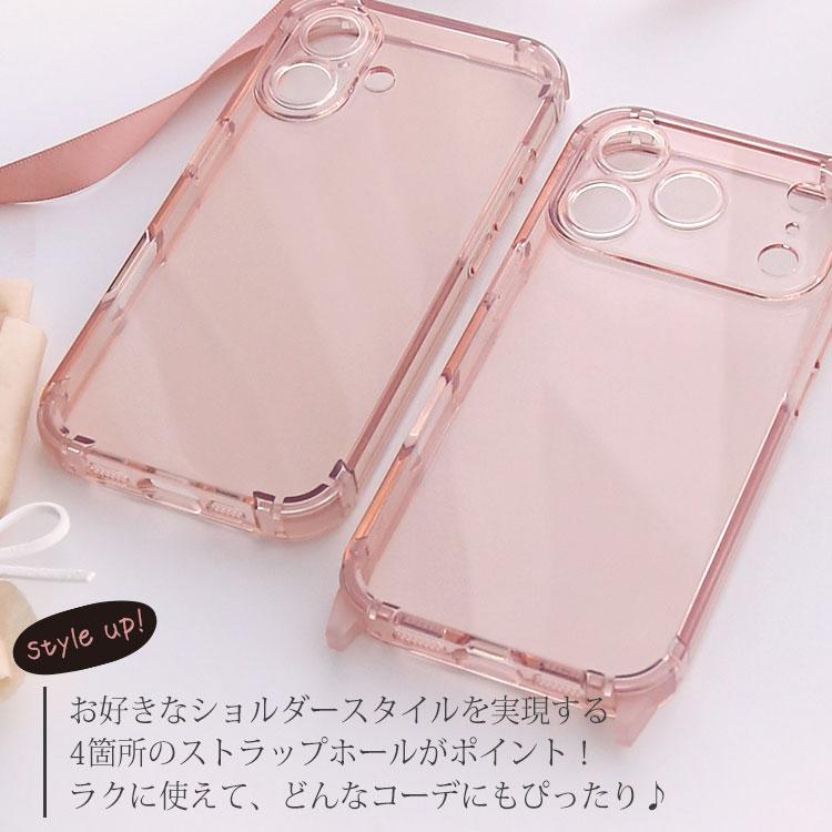 ZENIX DESIGN TECH iPhone17 ケース スマホ ショルダーストラップ付き