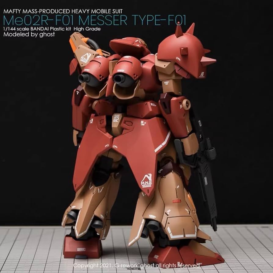 Amazon | 〔1/144スケール HG/RG〕Me02R-F01 メッサーF01型 用水転写式