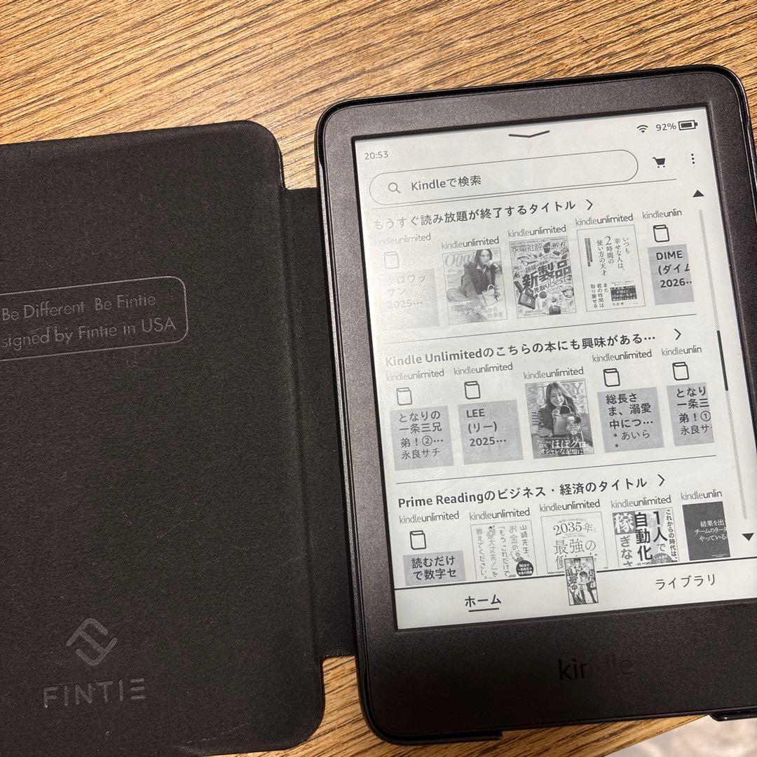 Kindle (第11世代) カバー付き 広告なし Kindle PaperWhite 第11世代 8GB なし Kindle Paperwhite 第11世代