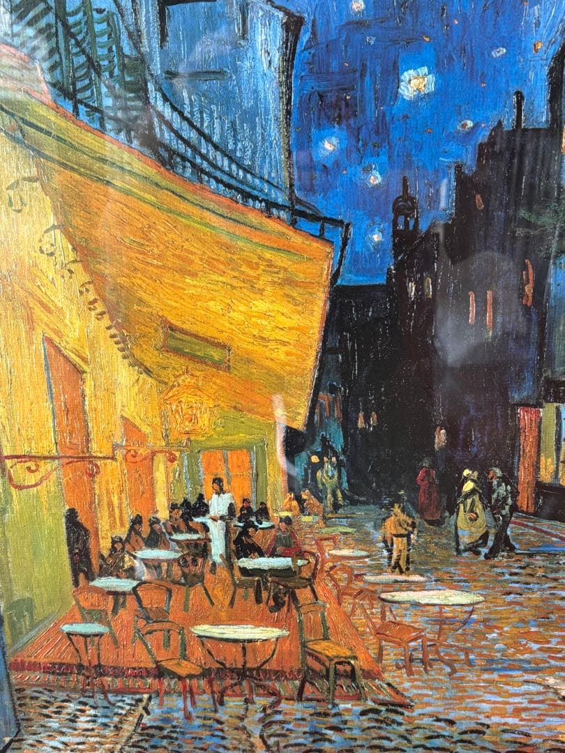 74.5cmフィンセント・ファン・ゴッホ「夜のカフェテラス」ファイン
