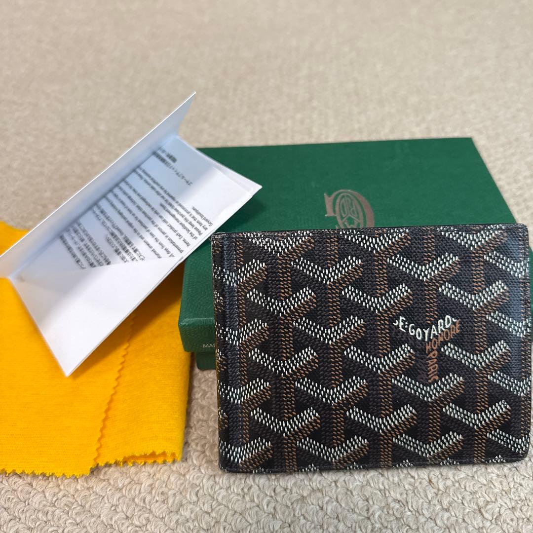 ゴヤール　マネークリップ　財布　美中古 GOYARD（ゴヤール） レア美品 サン トマ マネークリップ付き 二つ折り