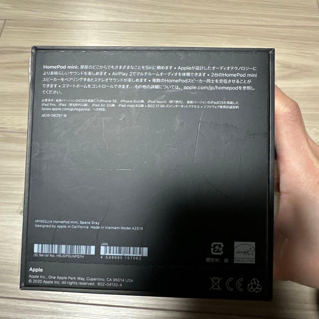 Apple  pod mini スペースグレイ