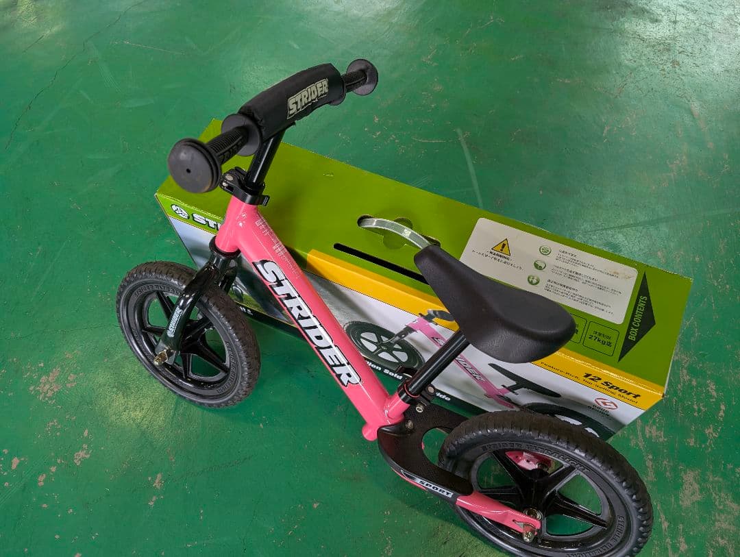 STRIDER ストライダー バランスバイク ピンク 12sport STRIDER バランスバイク 12インチ 日本正規品 ピンク｜Yahoo!フリマ