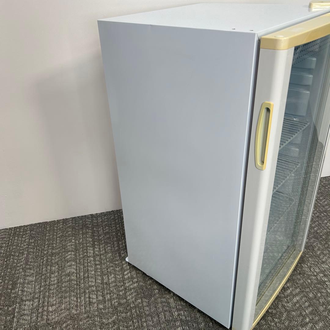 93業務用 冷蔵ショーケース オフィスコンビニ XW-105 左右開き 小型