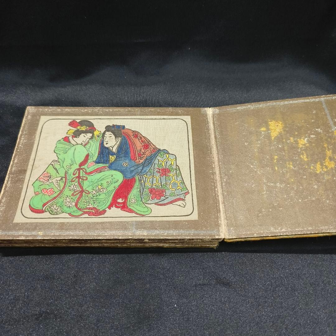 画冊 春画12枚 肉筆 江戸骨董 古美術品 アンティーク コレクター放出 時代物 肉筆浮世絵（春画） 12図』 [古美術こもれび] 骨董,掛軸,絵画の買取と