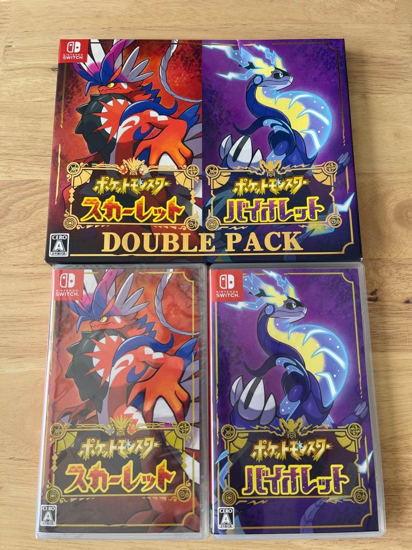 まとめ売り　ポケットモンスター スカーレット・バイオレット ダブルパック　ポケカ 楽天市場】ポケモン スカーレット バイオレット ダブルパックの通販