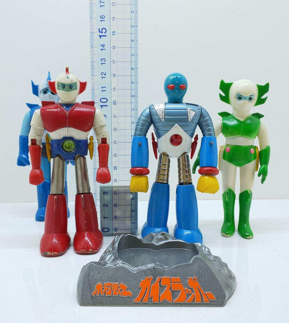 当時物◇氷河戦士ガイスラッガー♪☆タカトク /超合金 /ソフビ◇昭和